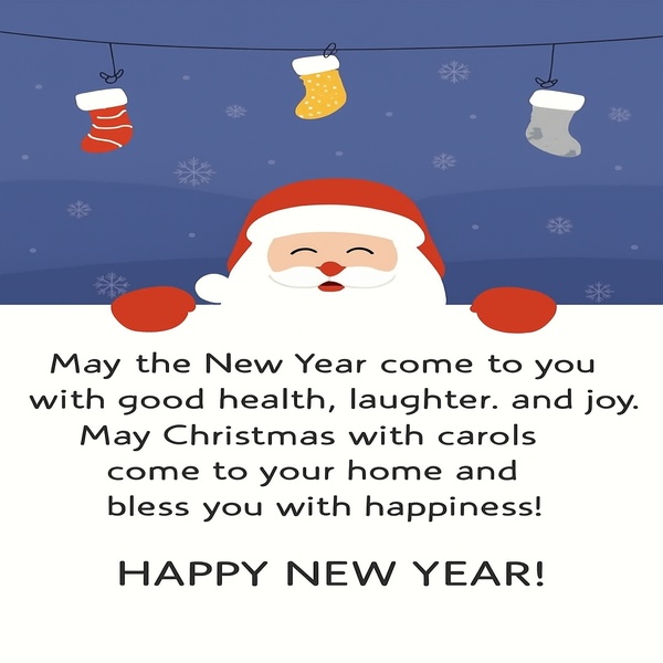 Happy New Year greeting (#67) - beautiful greeting card