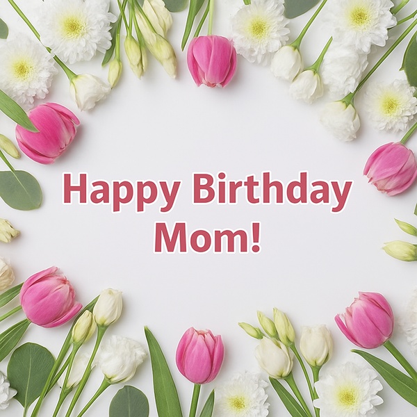 Happy Birthday greeting for mom (#26) - beautiful picture