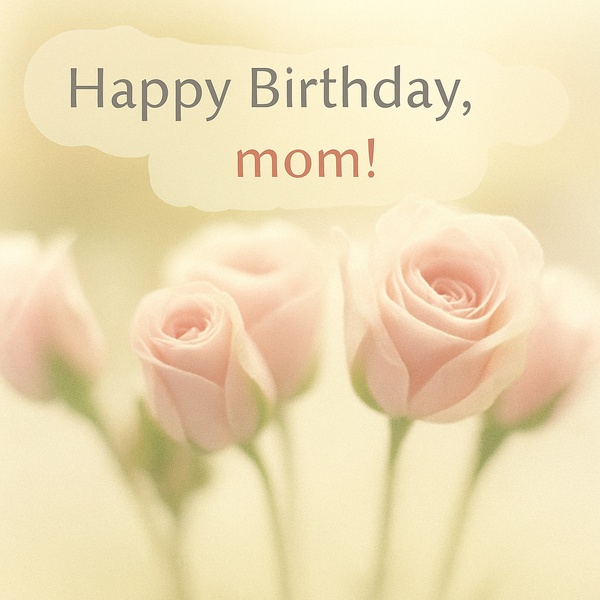 Happy Birthday greeting for mom (#28) - beautiful greeting card
