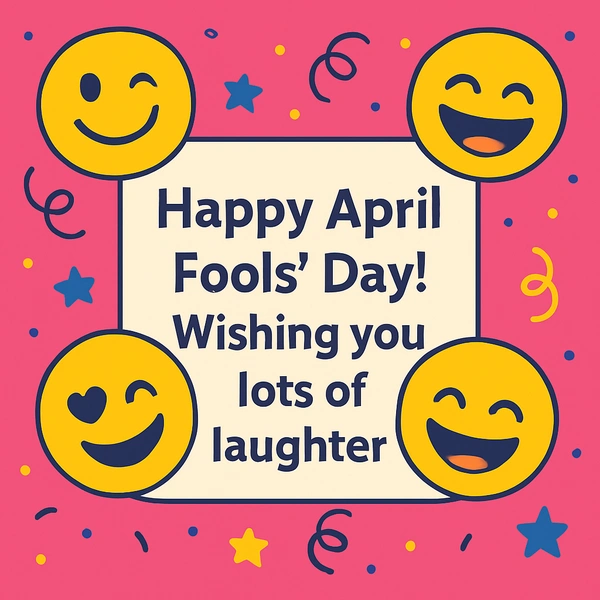 April Fools' Day greeting (#29) - beautiful greeting card